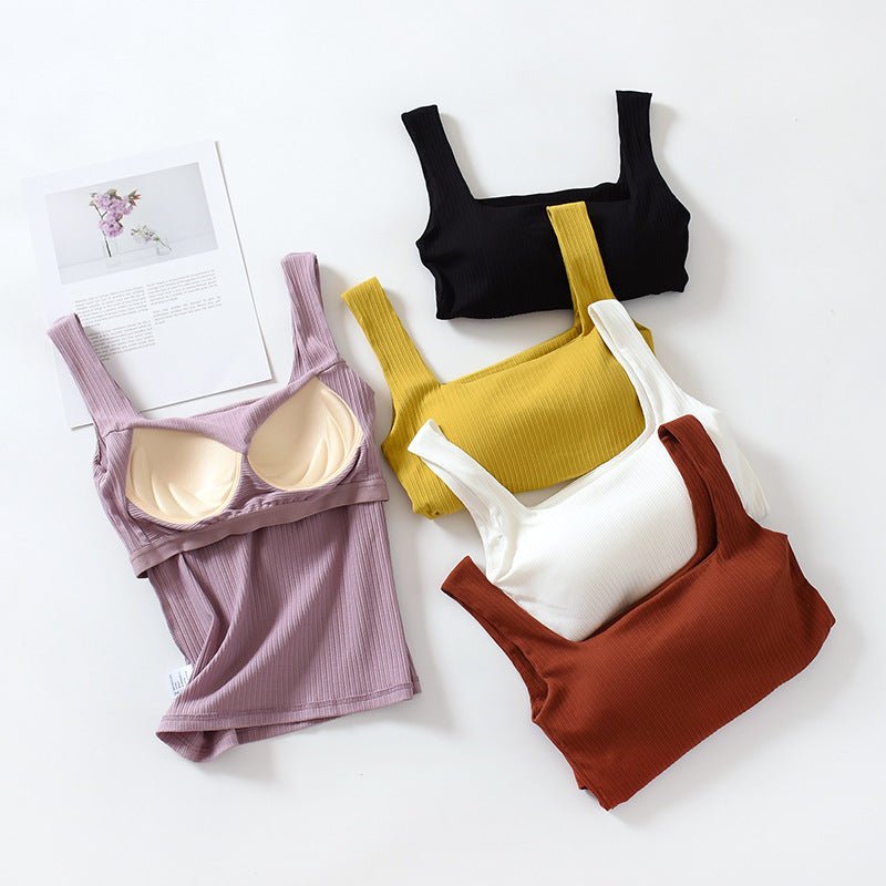 Bold Structure Built - In Bra Cami – Lift, Shape & Style in One! - Zero Bra