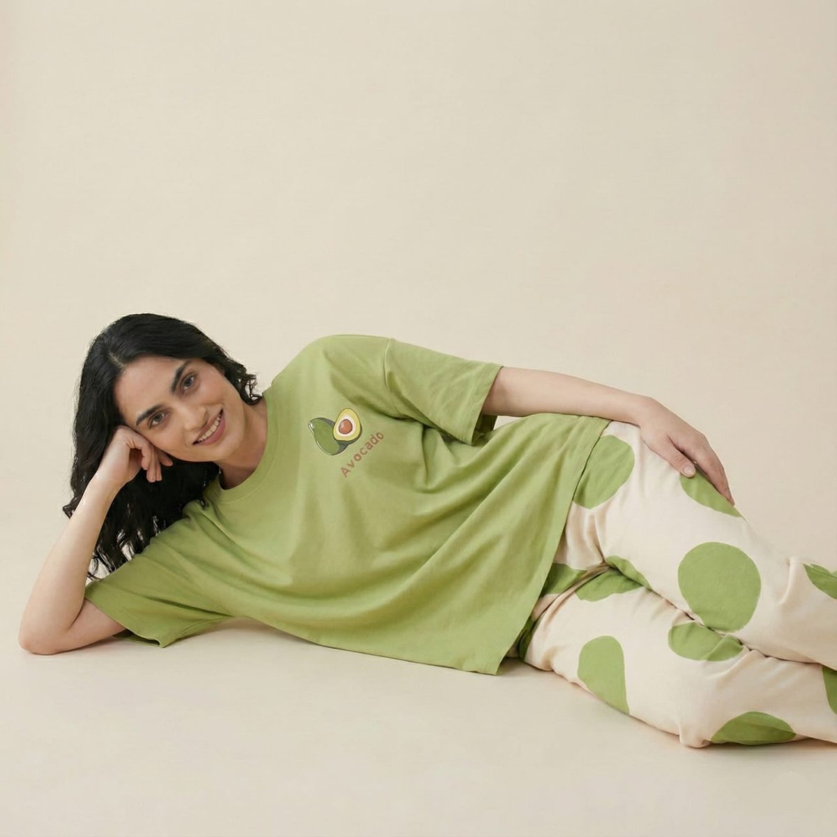 Bra - Free Polka Dot Pajamas for Maximum Padded Comfort - Zero Bra