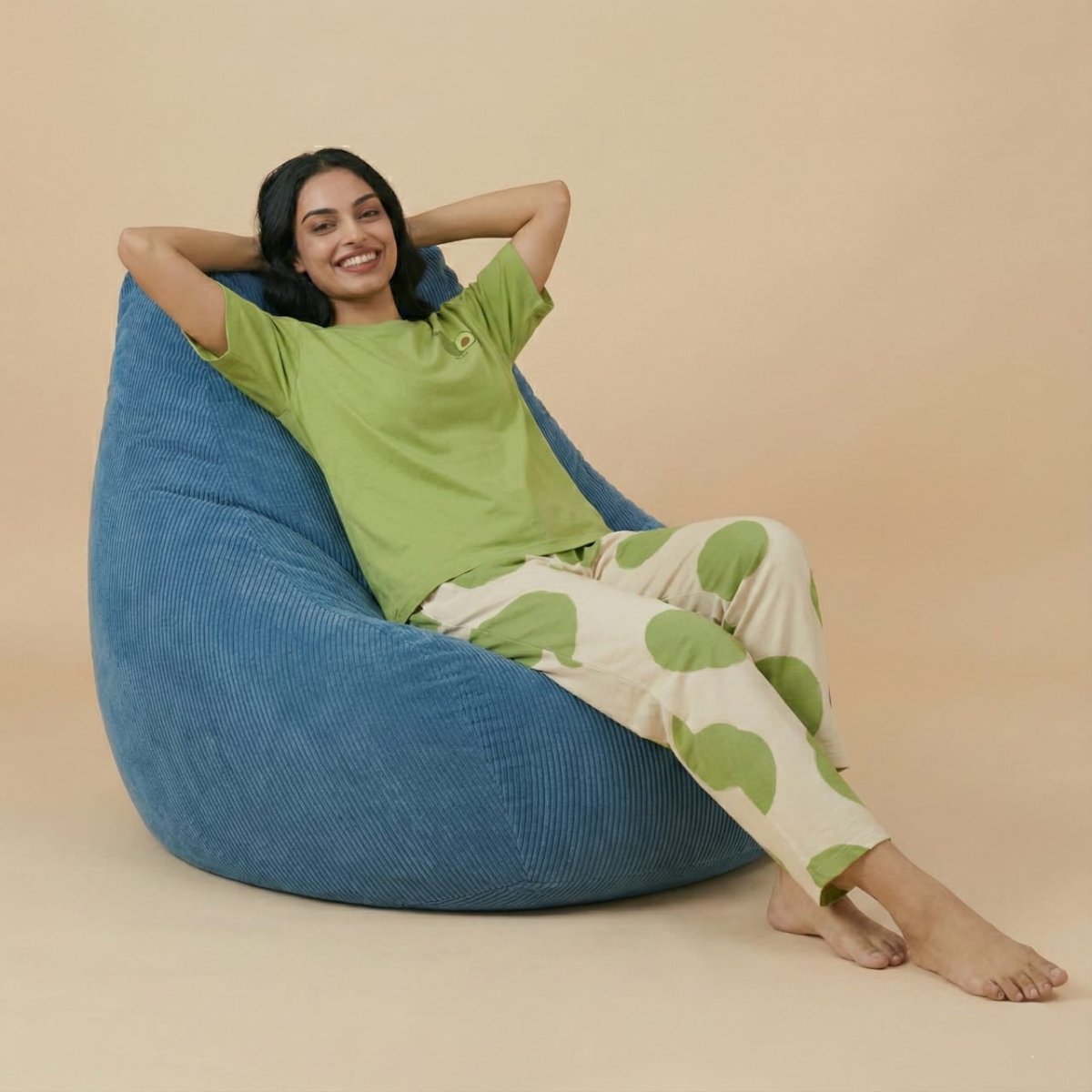 Bra - Free Polka Dot Pajamas for Maximum Padded Comfort - Zero Bra