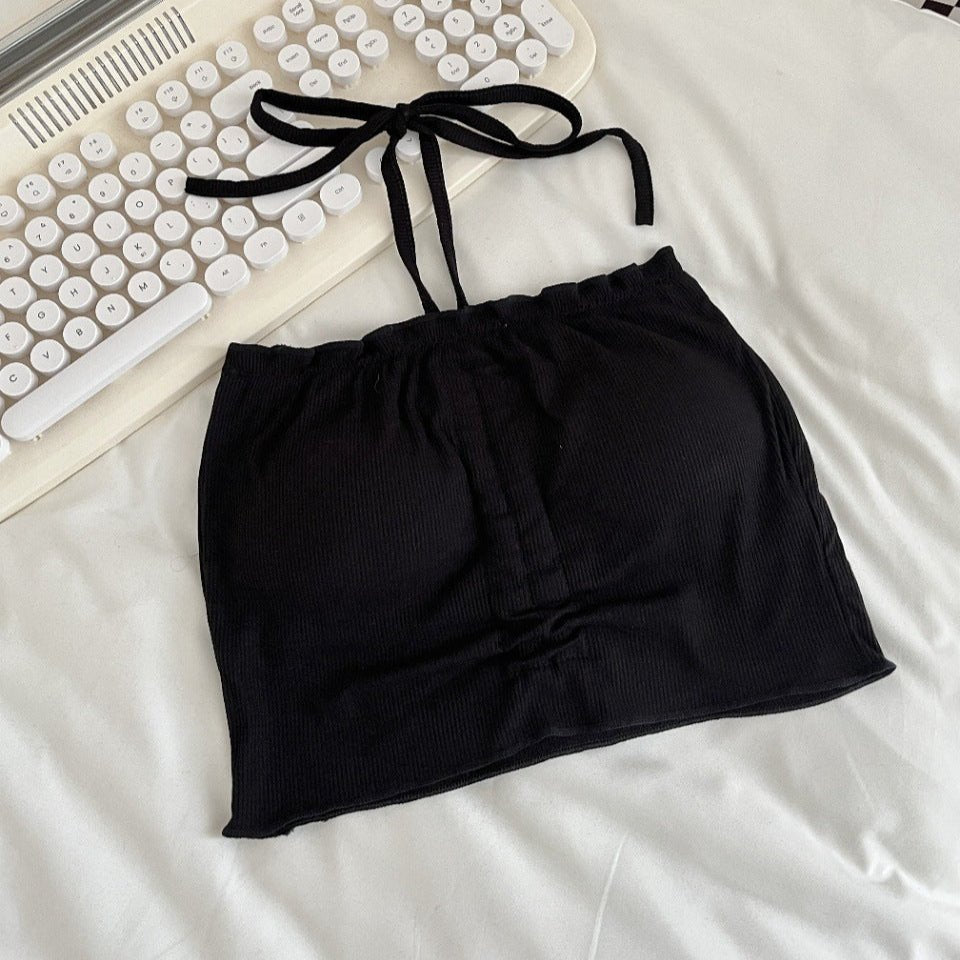 Casual Chic Ruched Built - In Bra Top – Effortlessly Stylish - Zero Bra