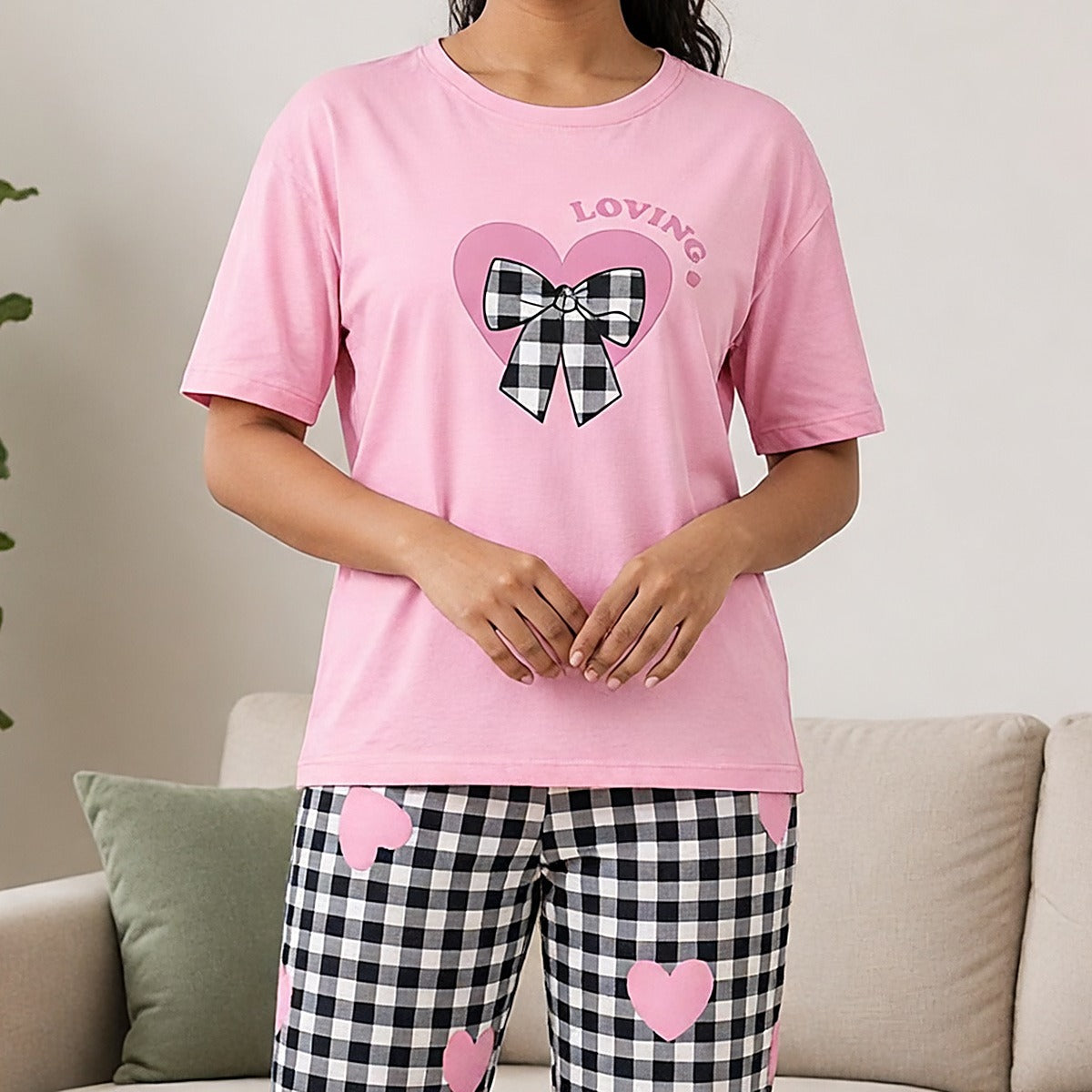 Checkmate Cutie Padded Night Suit