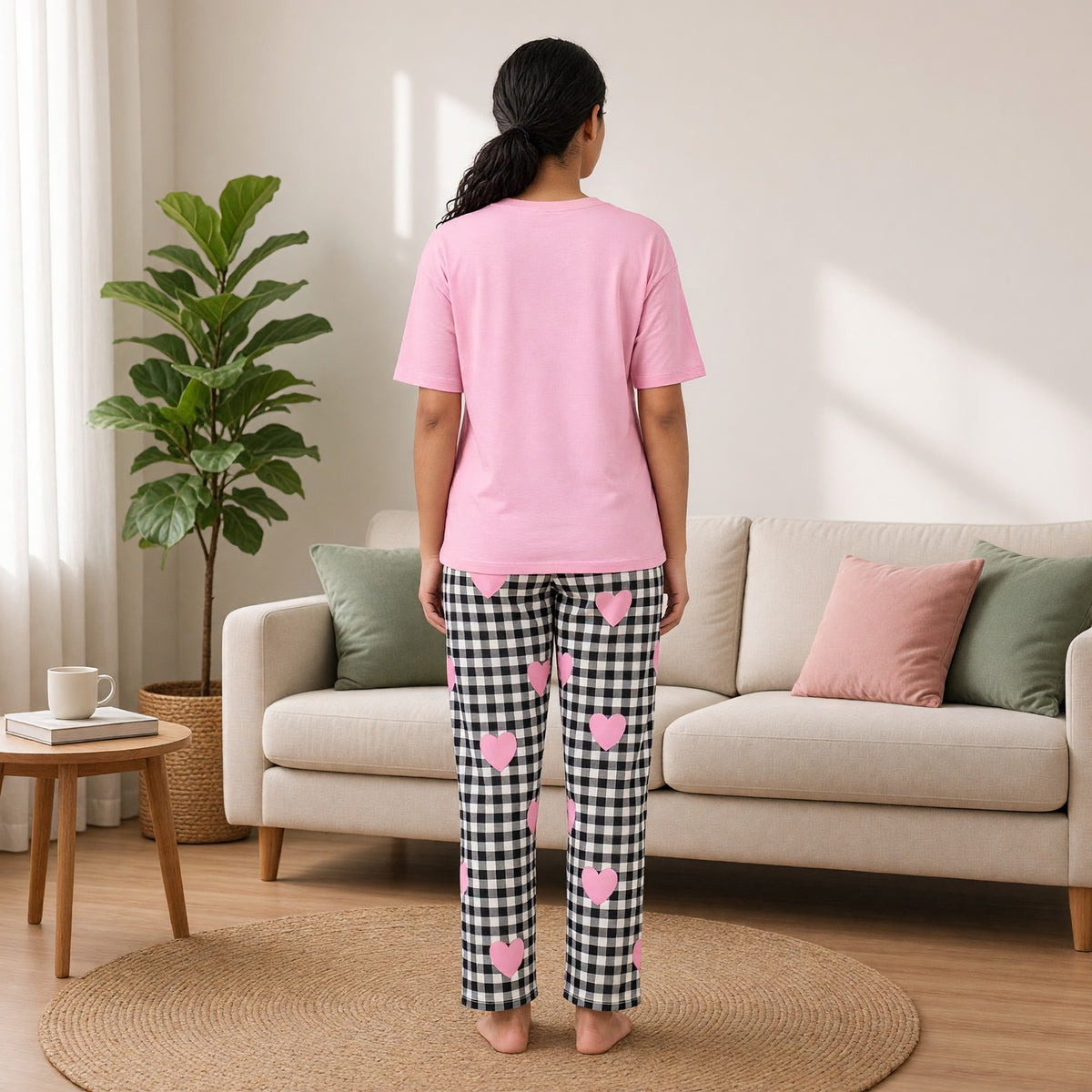 Checkmate Cutie Padded Night Suit