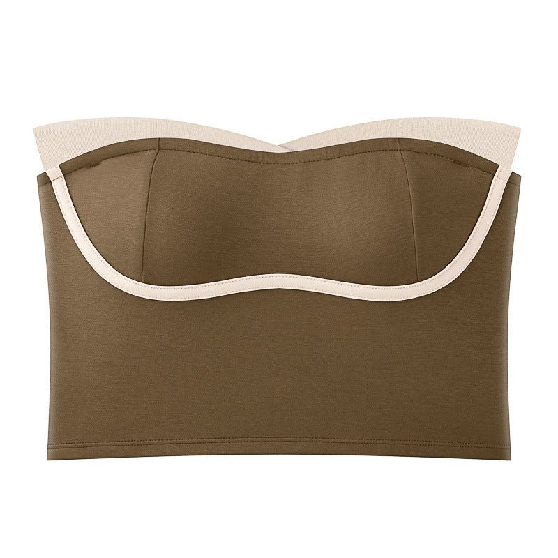Chic Bandeau Built - In Bra Top – Effortless Style & Comfort - Zero Bra