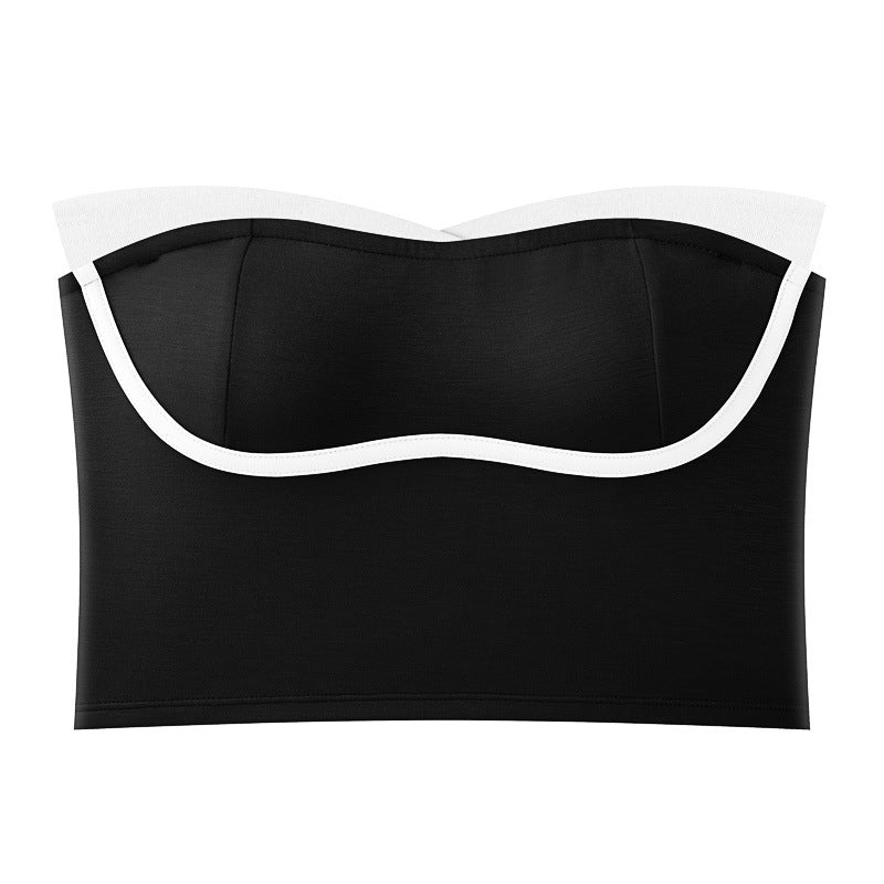 Chic Bandeau Built - In Bra Top – Effortless Style & Comfort - Zero Bra