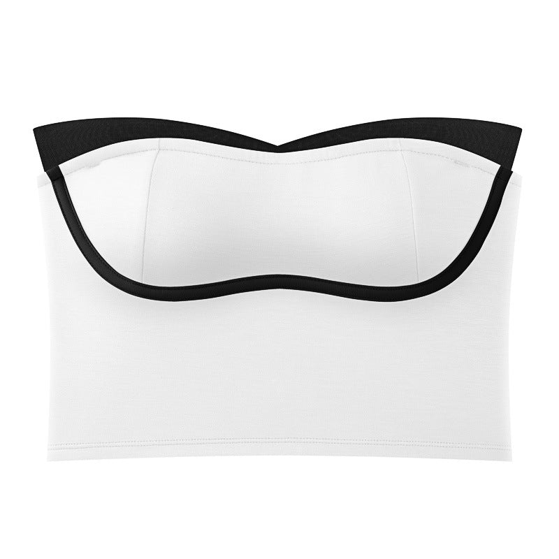 Chic Bandeau Built - In Bra Top – Effortless Style & Comfort - Zero Bra