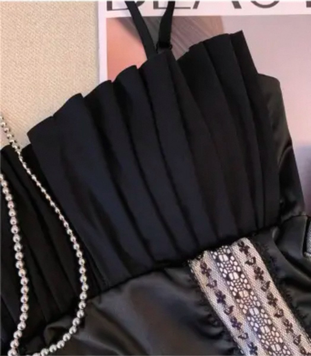 Chic Pleated Satin Corset Top – Bold, Sleek, & Sophisticated - Zero Bra