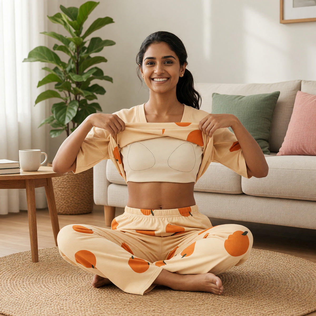 Citrus Bliss Padded PJ Set