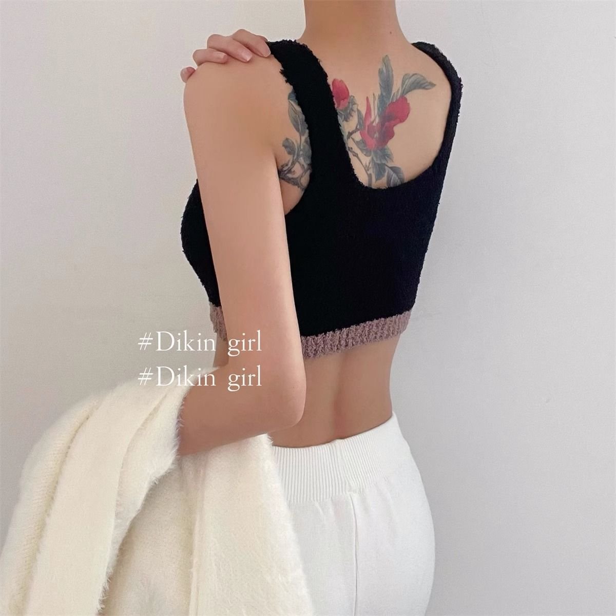 Cozy Knit Bra Top with Built - in Bra – Soft & Supportive - Zero Bra