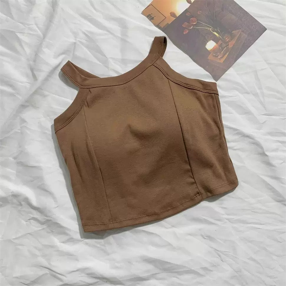 Cutout Built - In Bra Halter Tops – Bold & Beautiful - Zero Bra