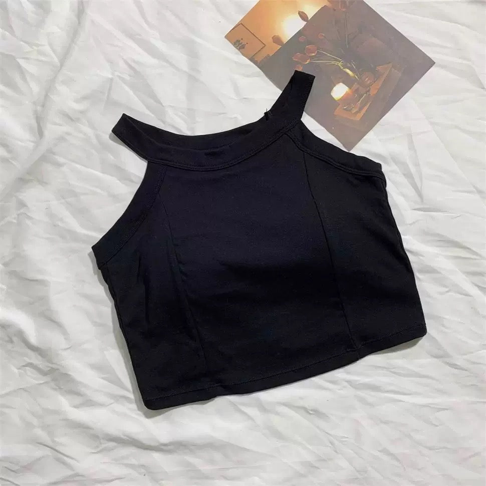 Cutout Built - In Bra Halter Tops – Bold & Beautiful - Zero Bra