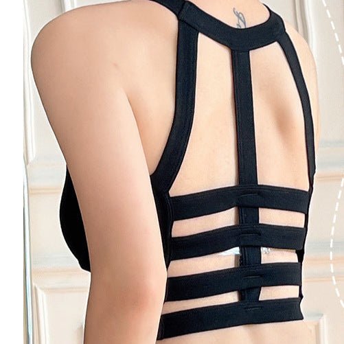 Cutout Built - In Bra Halter Tops – Bold & Beautiful - Zero Bra