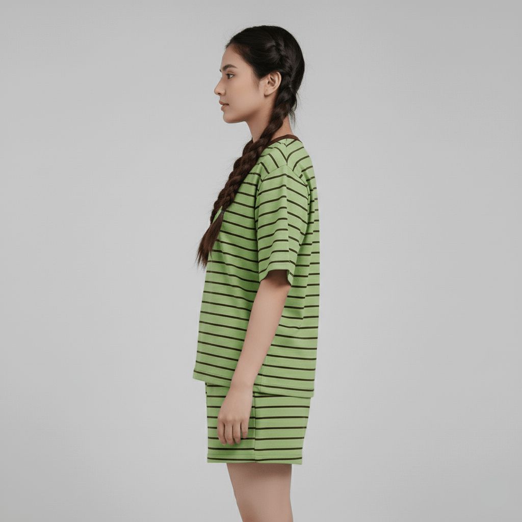 Dino Pocket PJ Set – With Padded Cozy Fun - Zero Bra