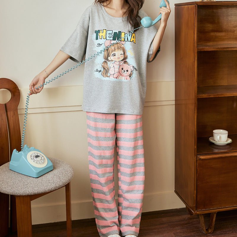 Dreamy Anime Girl PJ Set – With Padded Sweet Comfort - Zero Bra