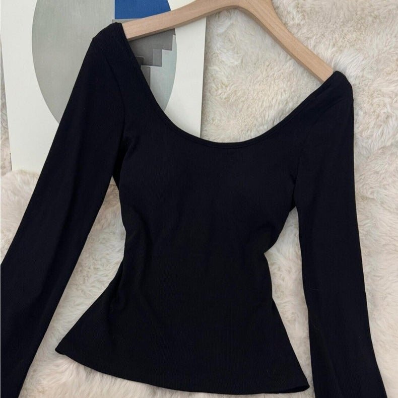Elegant Backless Built - In Bra Top – Bold & Sultry - Zero Bra