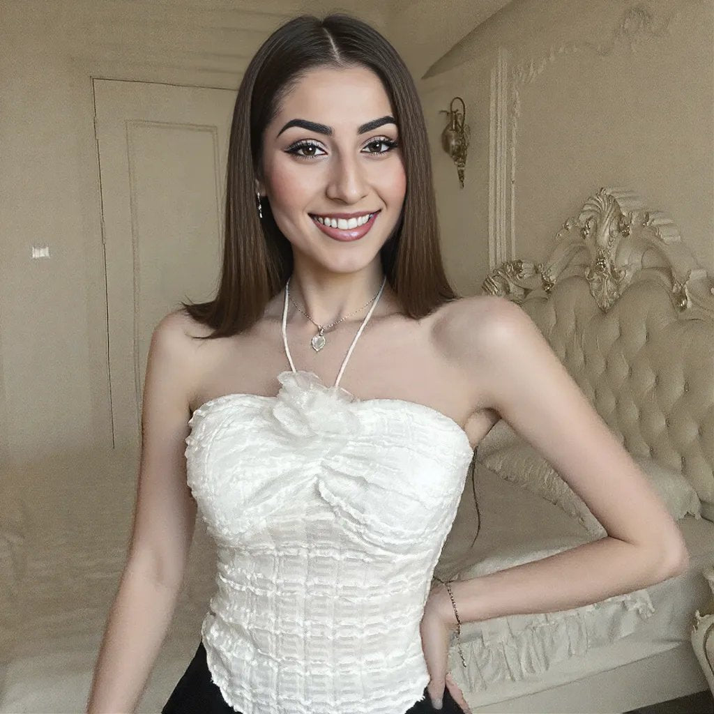 Elegant Smocked Built - In Bra Camisole – Feminine & Flirty - Zero Bra