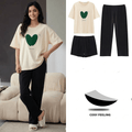 Emerald Heart 3-Piece Padded Lounge Set