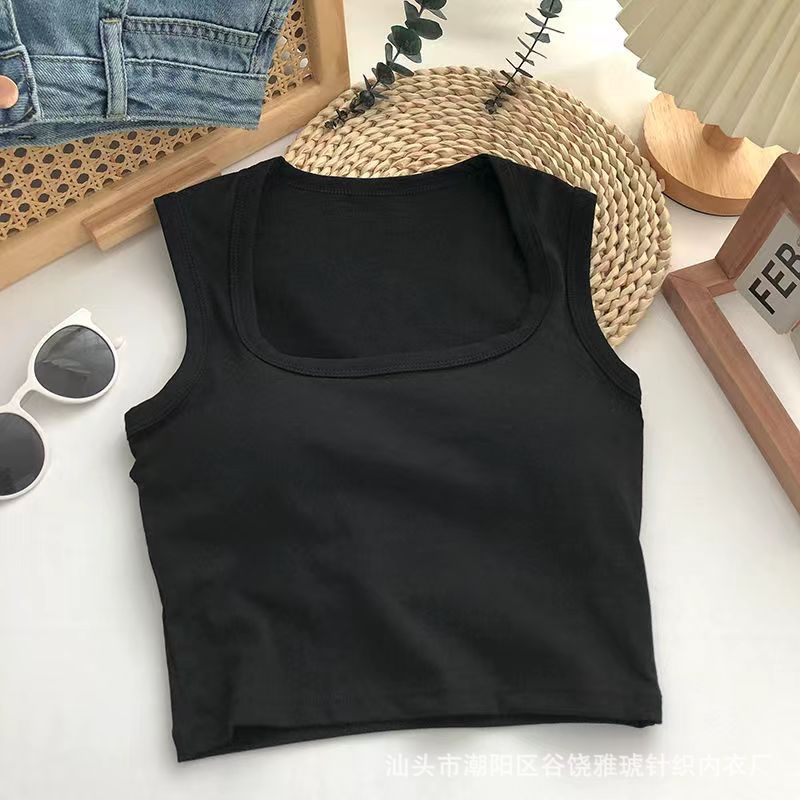 Essential Built - In Bra Tank Tops - Neutral Tones - Zero Bra