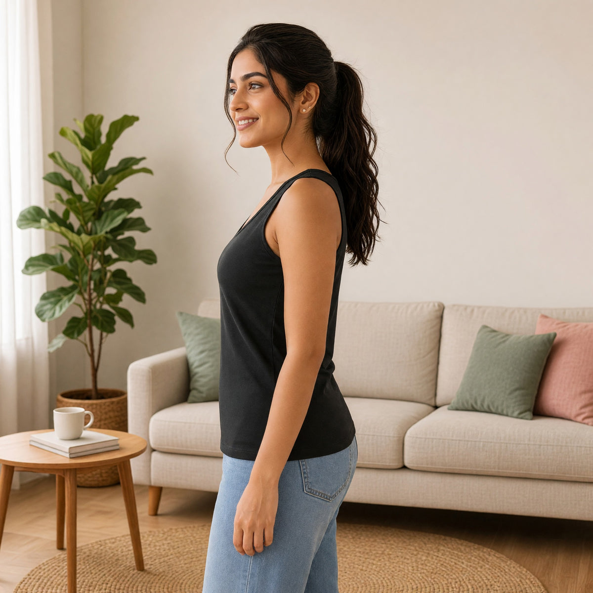 Everyday Ease Built-in Bra Tank Top