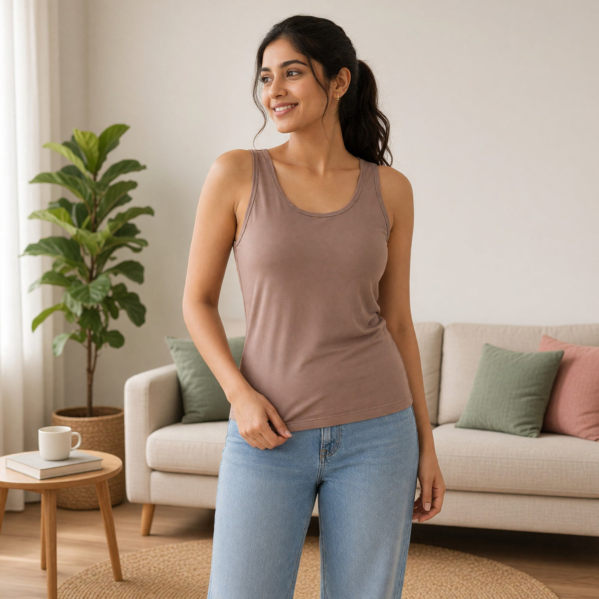 Everyday Ease Built-in Bra Tank Top