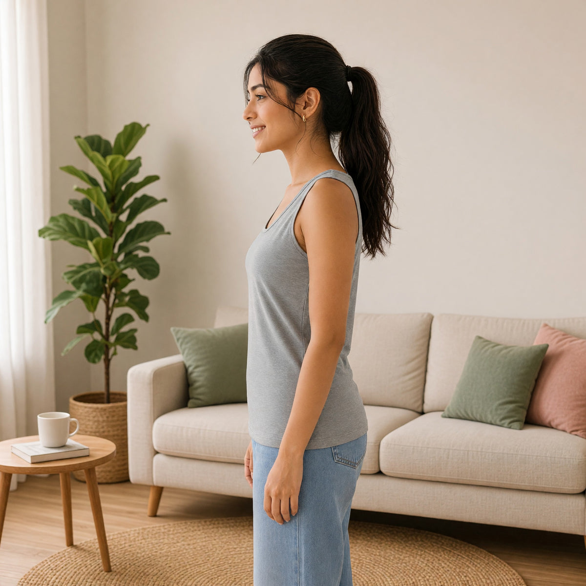 Everyday Ease Built-in Bra Tank Top