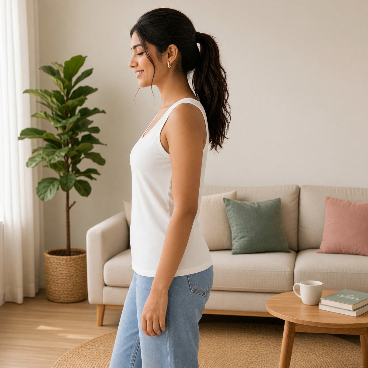 Everyday Ease Built-in Bra Tank Top