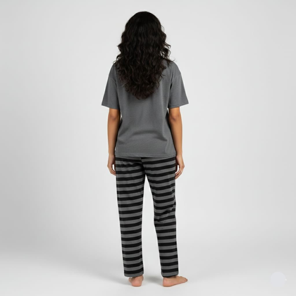 Everyday Kitty Comfort PJ Set – With Padded Ease - Zero Bra