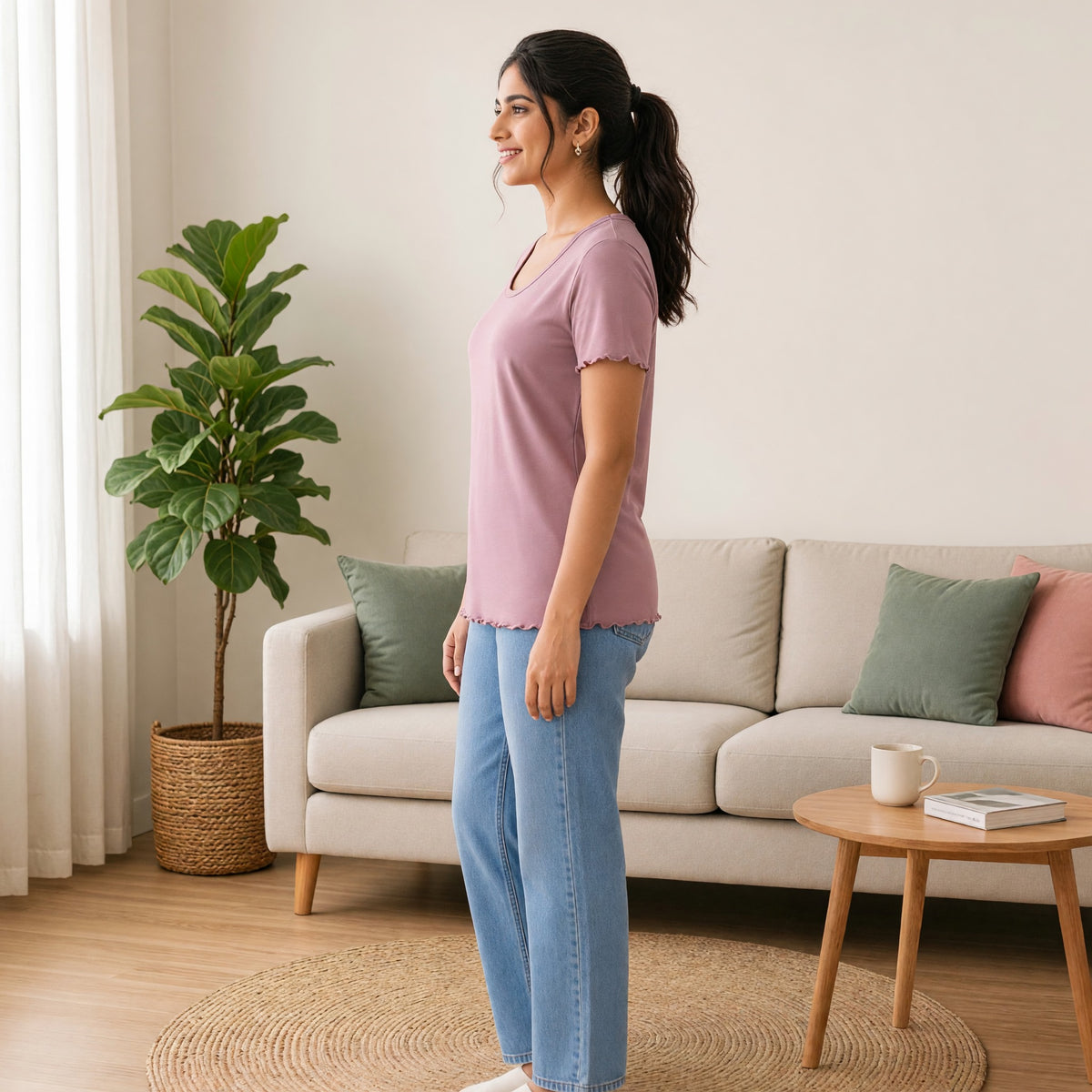 FeatherSoft Padded Lounge Tee
