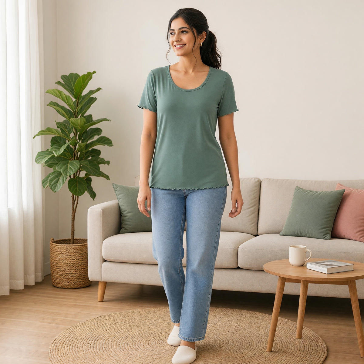 FeatherSoft Padded Lounge Tee