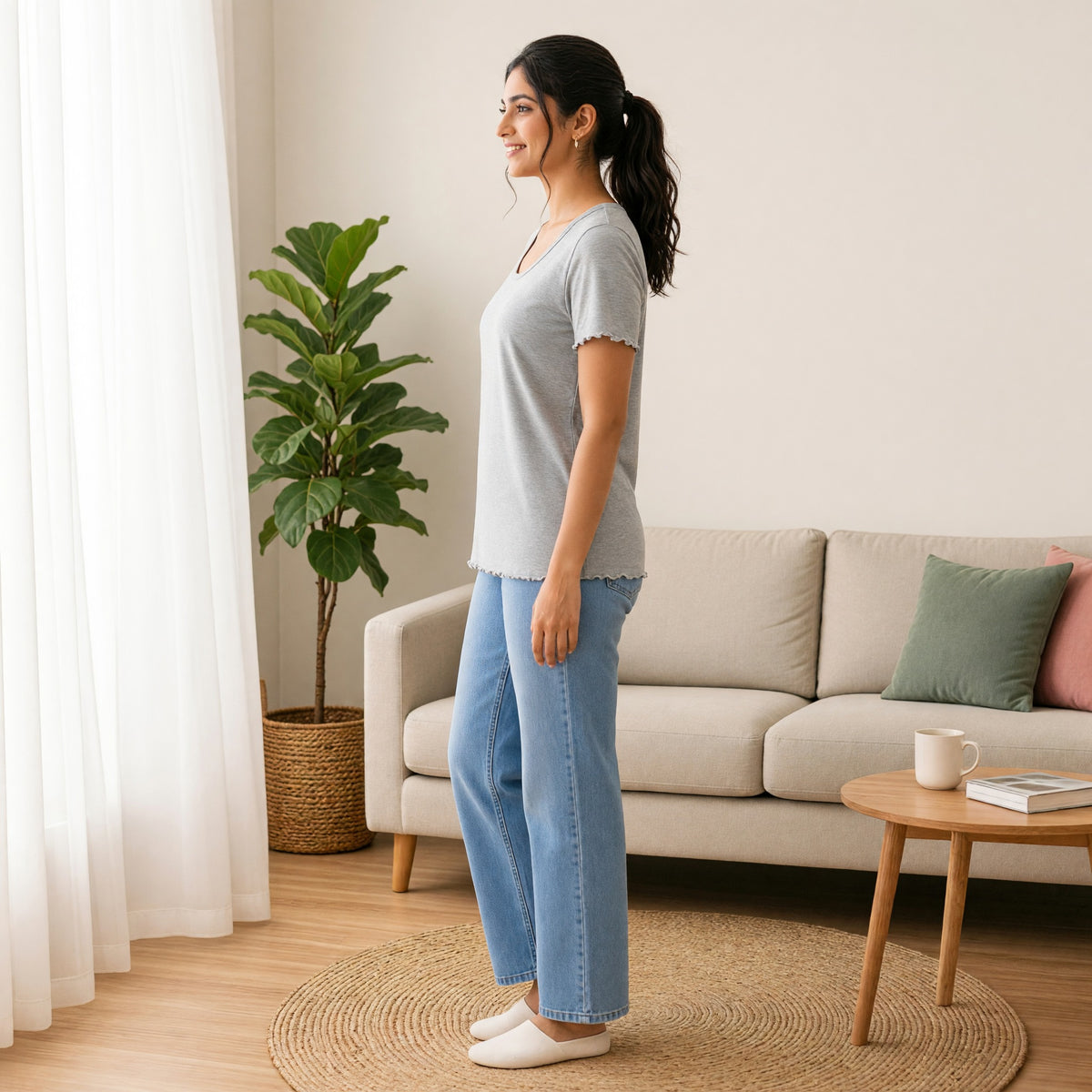 FeatherSoft Padded Lounge Tee