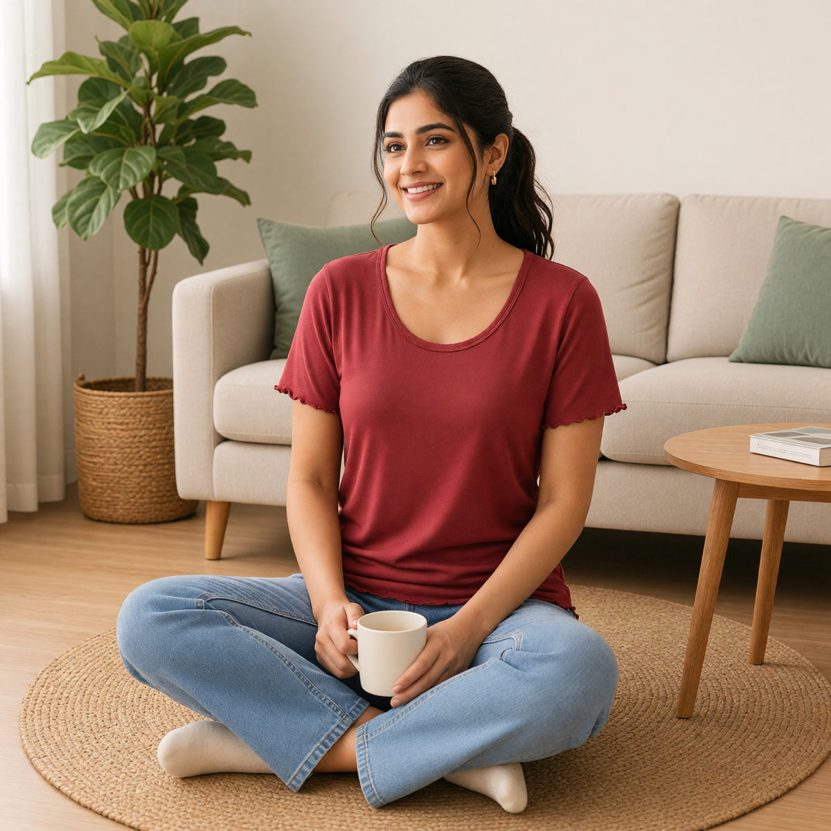 FeatherSoft Padded Lounge Tee
