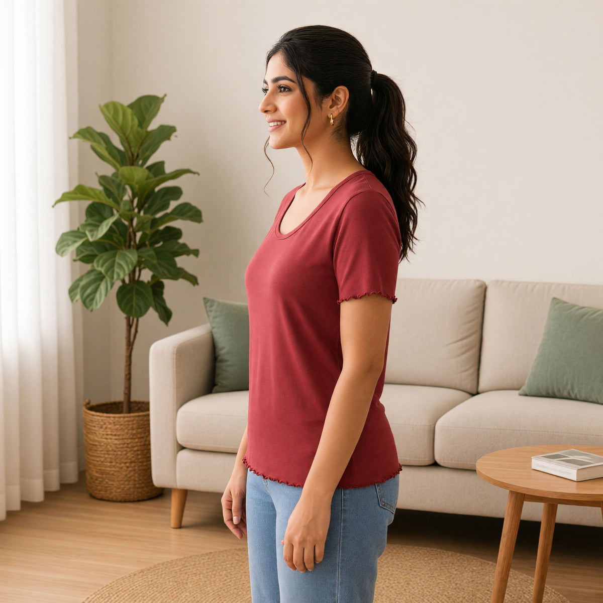 FeatherSoft Padded Lounge Tee