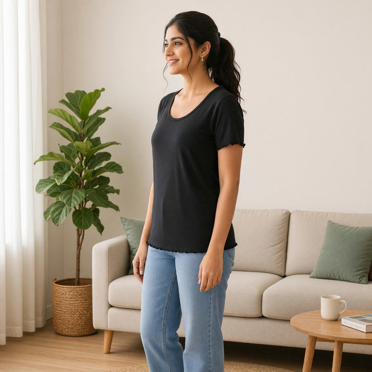 FeatherSoft Padded Lounge Tee