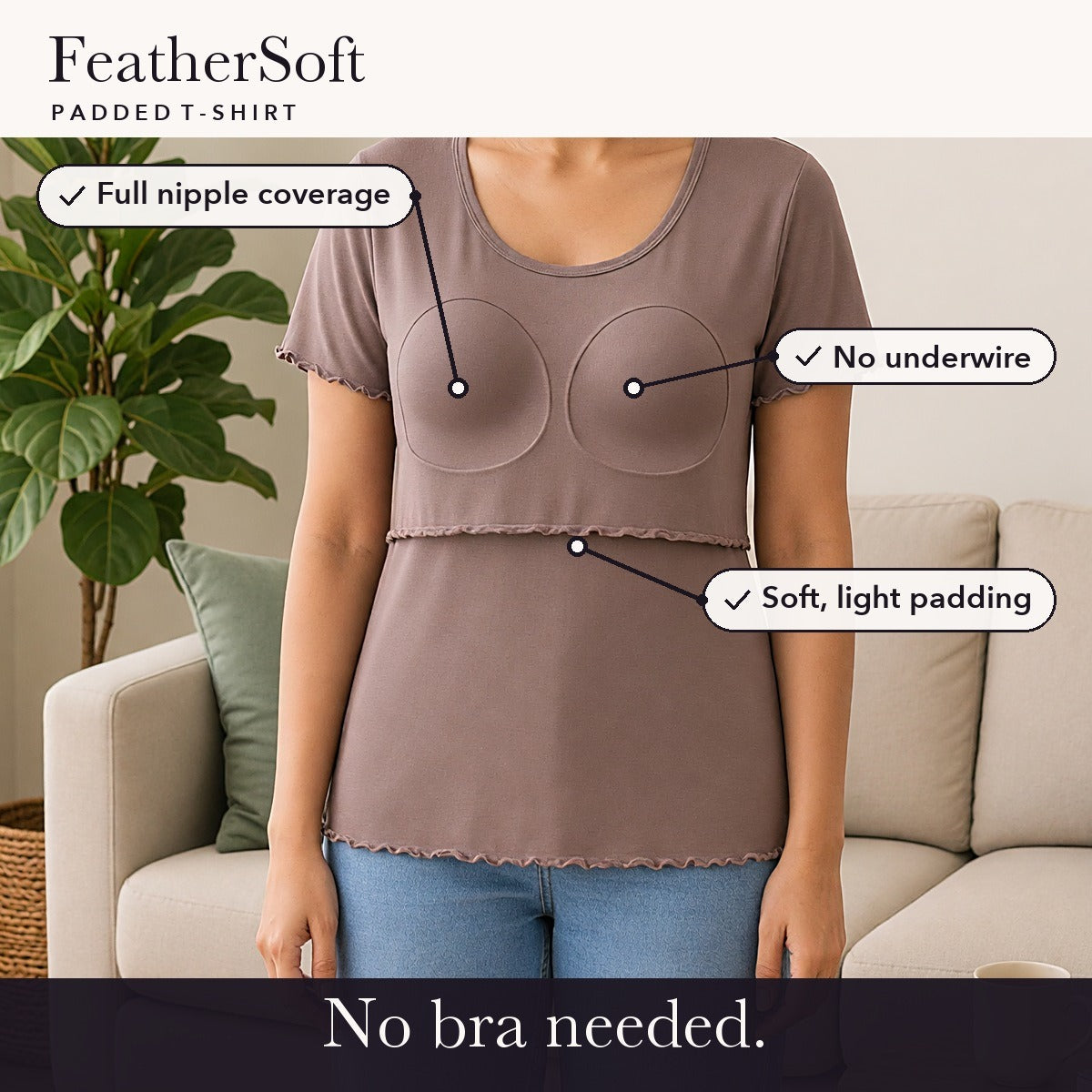 FeatherSoft Padded T-Shirt