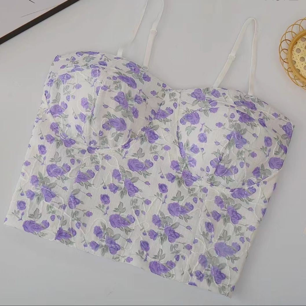 Floral Lace Bustier – Vintage & Romantic - Zero Bra