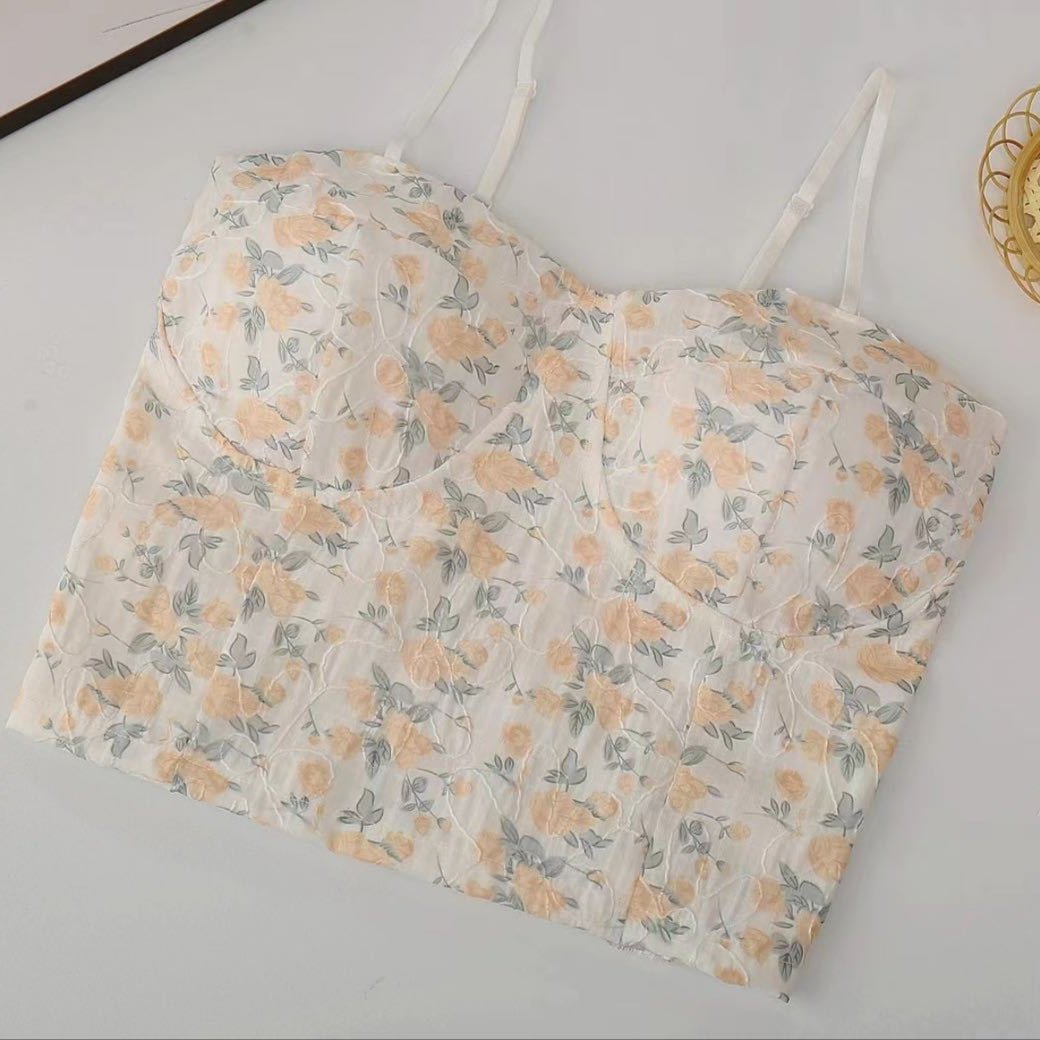 Floral Lace Bustier – Vintage & Romantic - Zero Bra