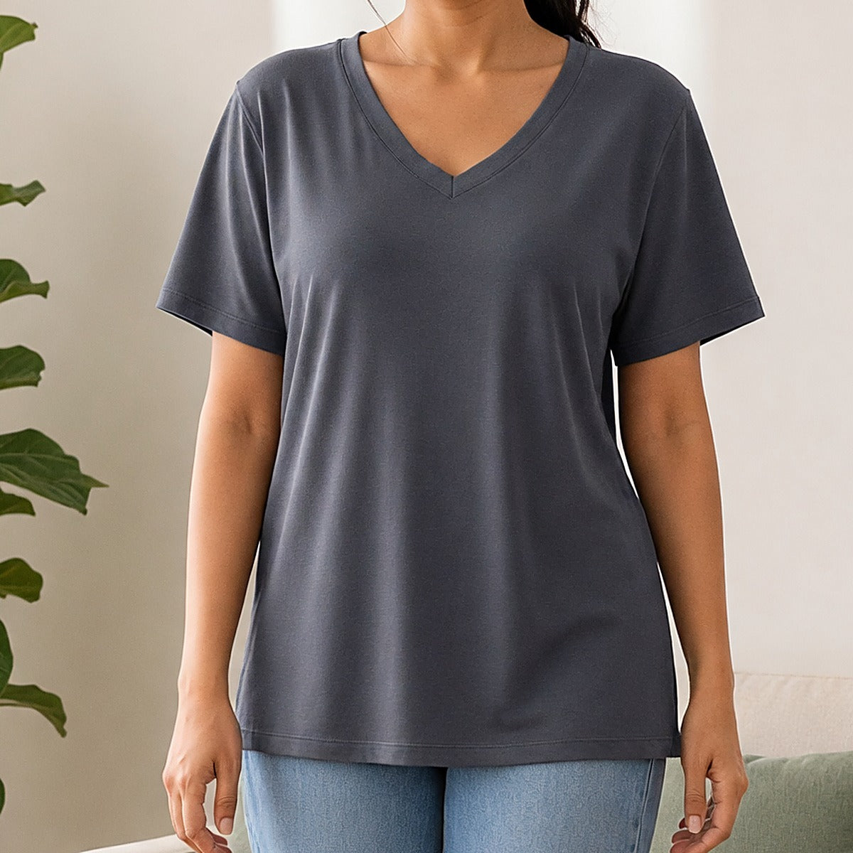 Modal Heart Crush Padded long Top