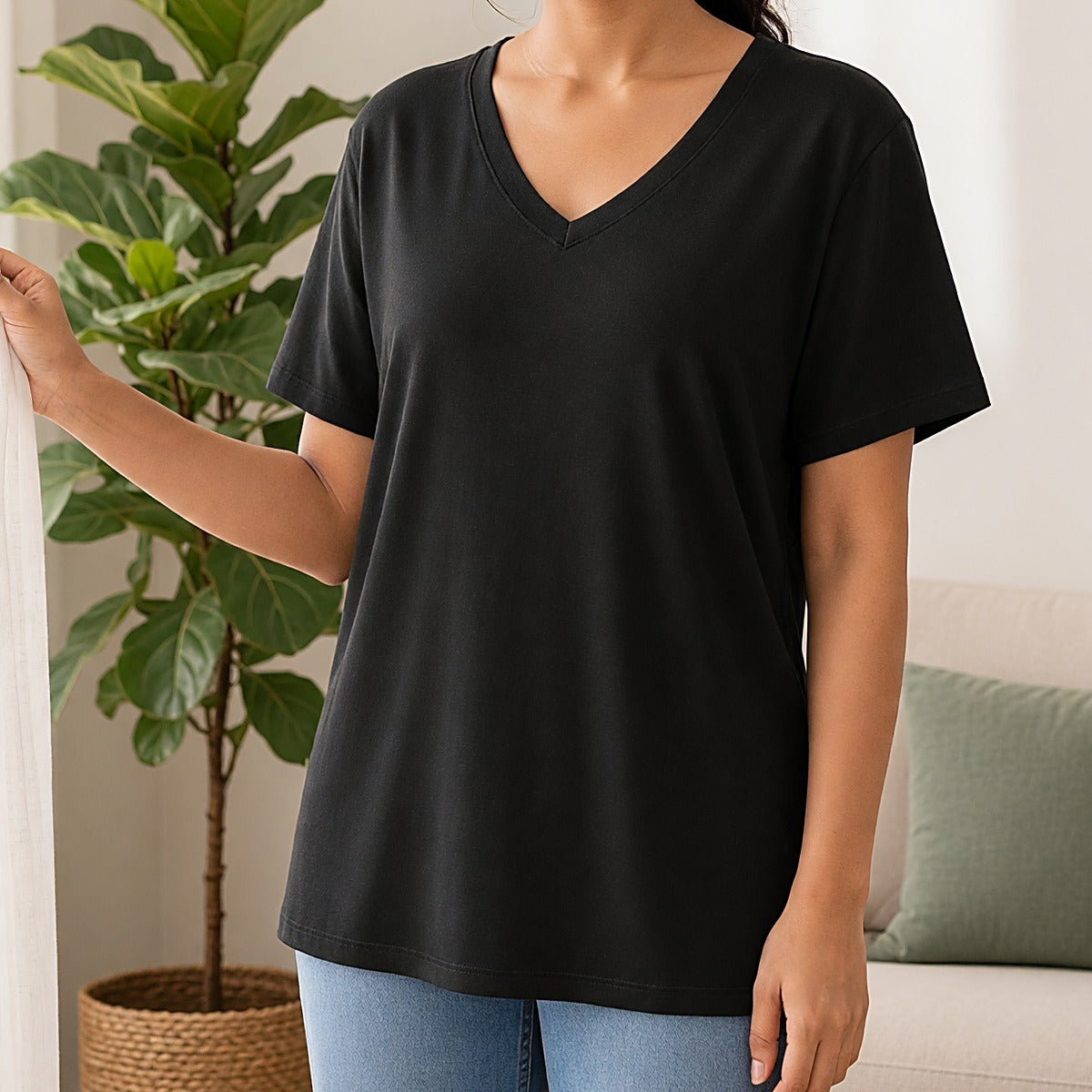 Modal Heart Crush Padded long Top