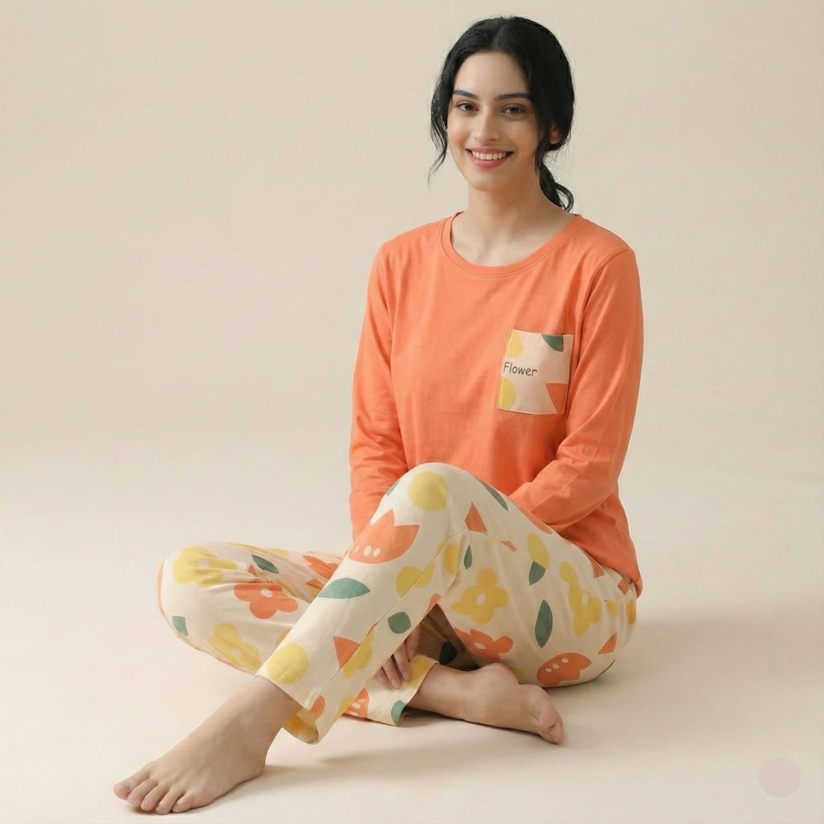 Hello Bear Stripe PJ Set – With Padded Comfort - Zero Bra