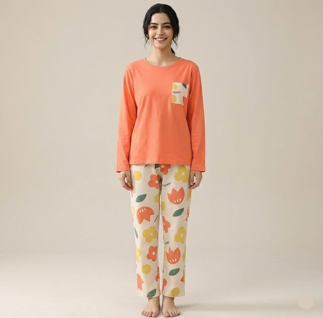 Hello Bear Stripe PJ Set – With Padded Comfort - Zero Bra