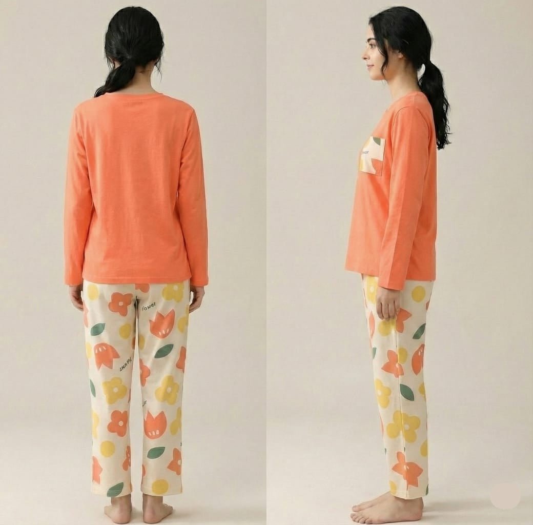 Hello Bear Stripe PJ Set – With Padded Comfort - Zero Bra