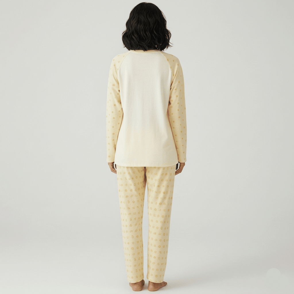 Honey Glow Winnie PJ Set – With Padded Bliss - Zero Bra