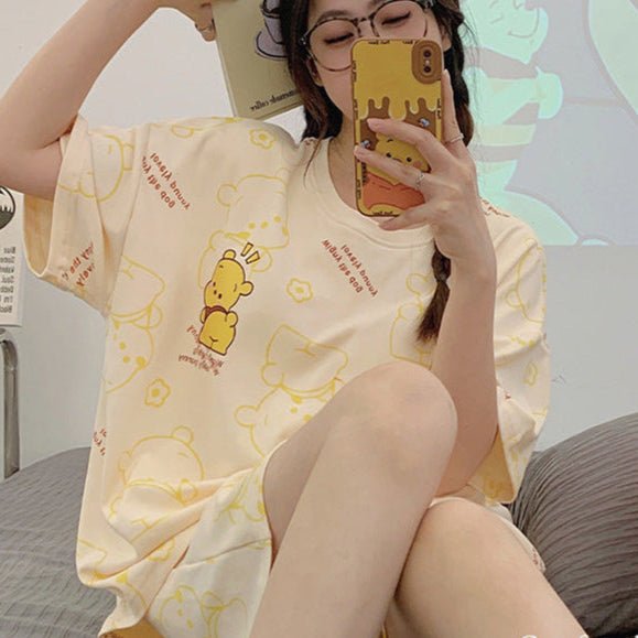 Honey Hug Oversized PJ Set – Summer Edition - Zero Bra