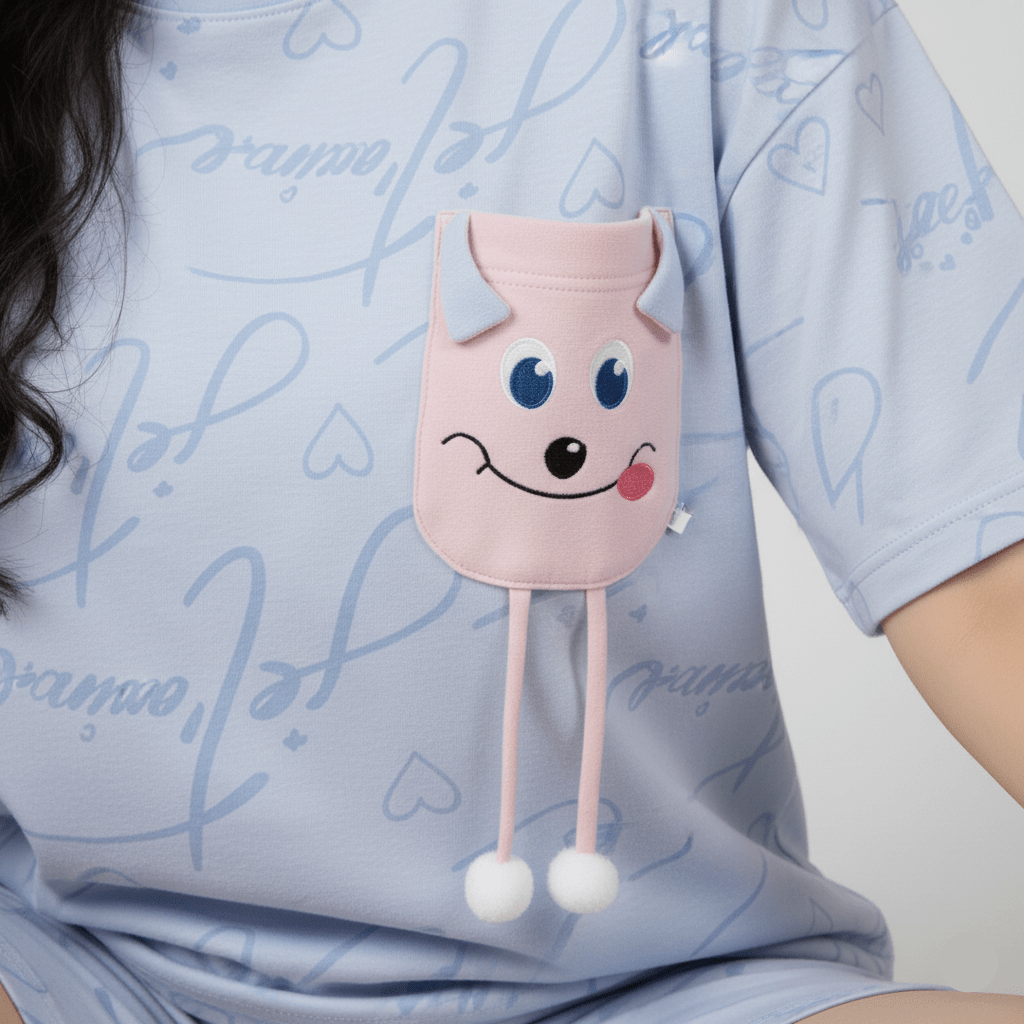 Je T’aime Monster PJ Set – With Padded Charm - Zero Bra