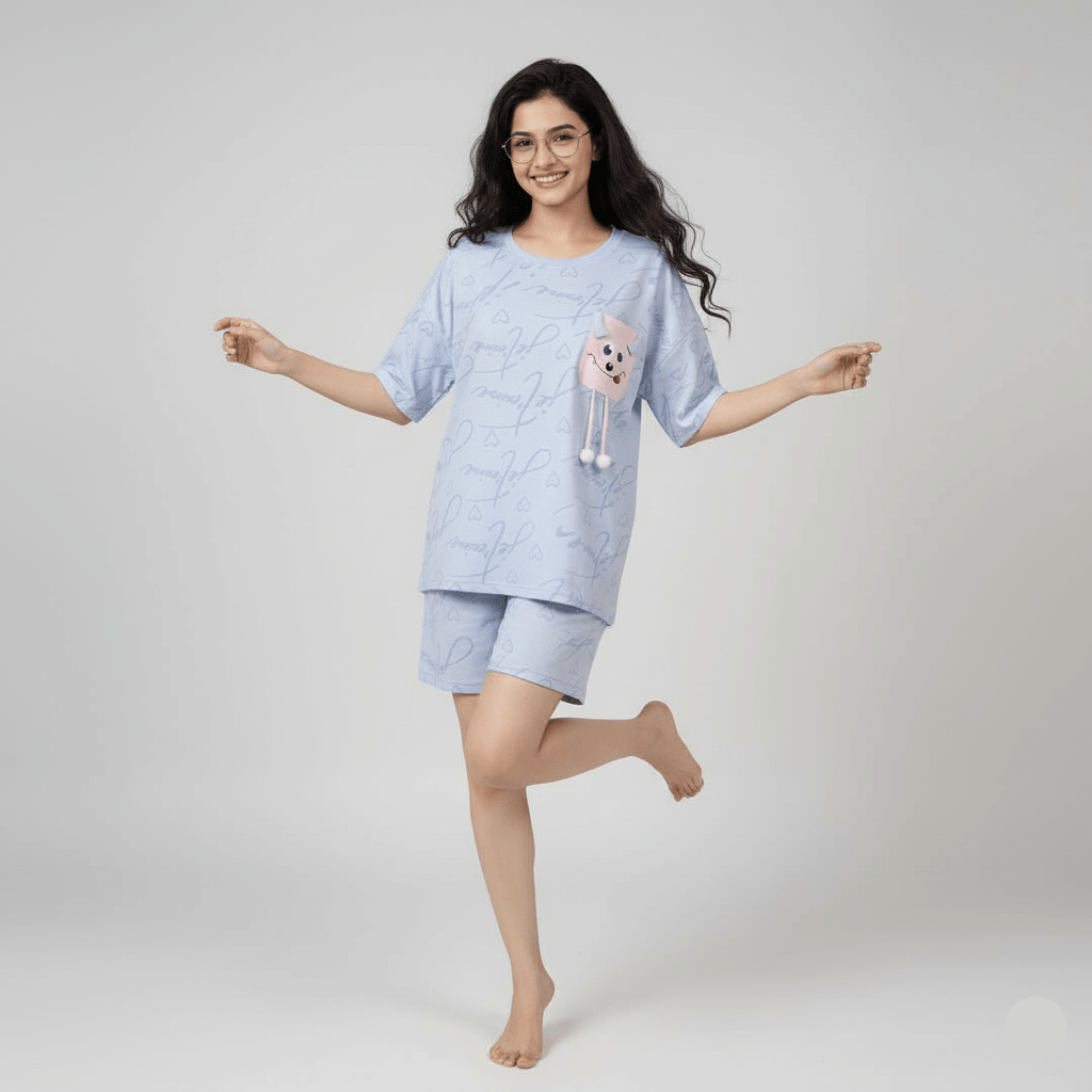 Je T’aime Monster PJ Set – With Padded Charm - Zero Bra