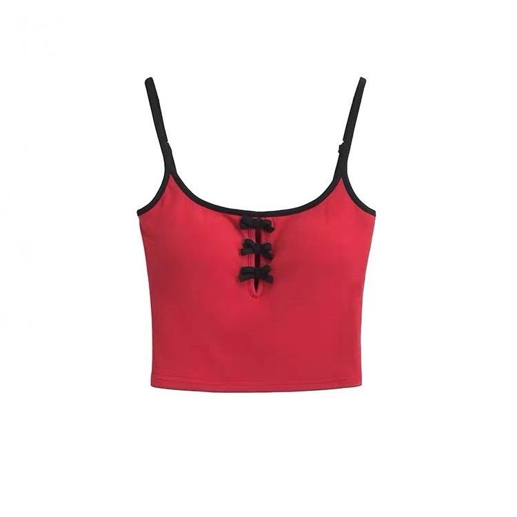 Kawaii Charm Built - In Bra Crop Top – Playful & Cute - Zero Bra
