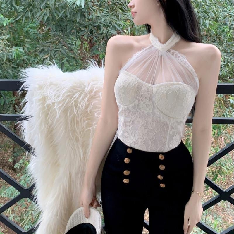 Luxe Lace Built - In Bra Corset Top - Zero Bra
