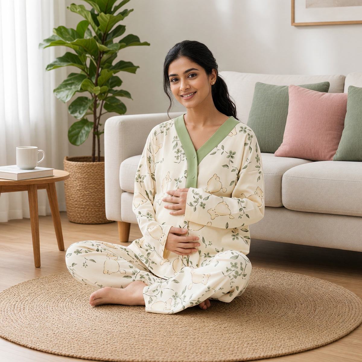 Meadow Bear Padded Feeding Night Suit