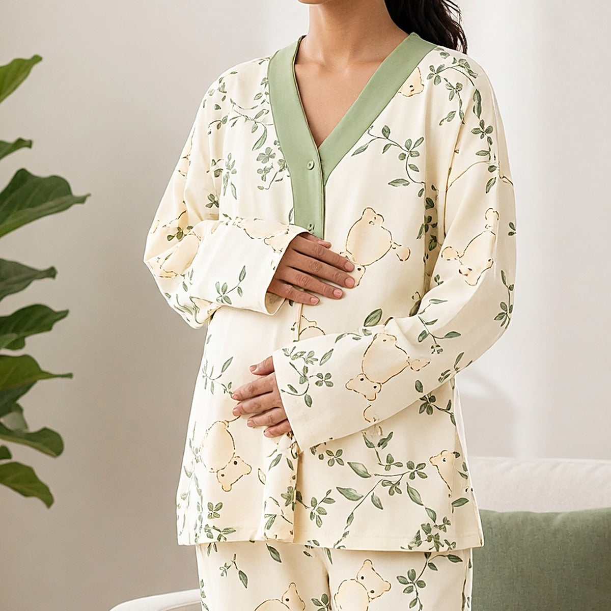 Meadow Bear Padded Feeding Night Suit