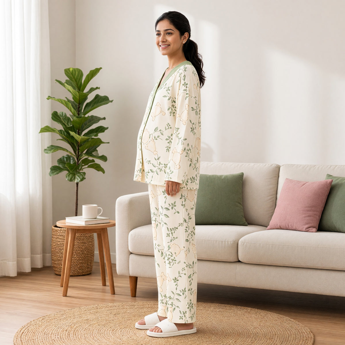 Meadow Bear Padded Feeding Night Suit