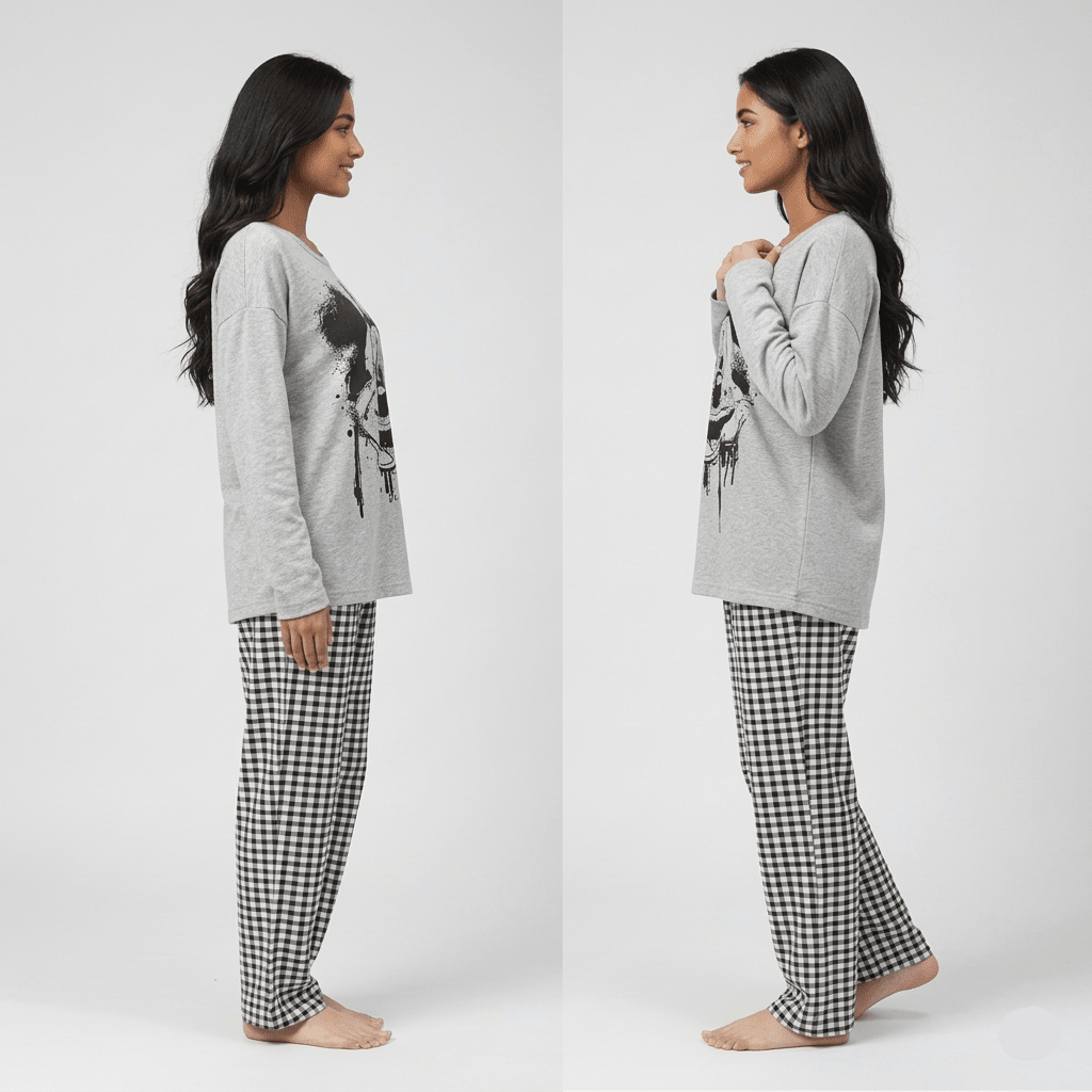 Midnight Mouse Padded PJ Set – With Padded Bliss - Zero Bra